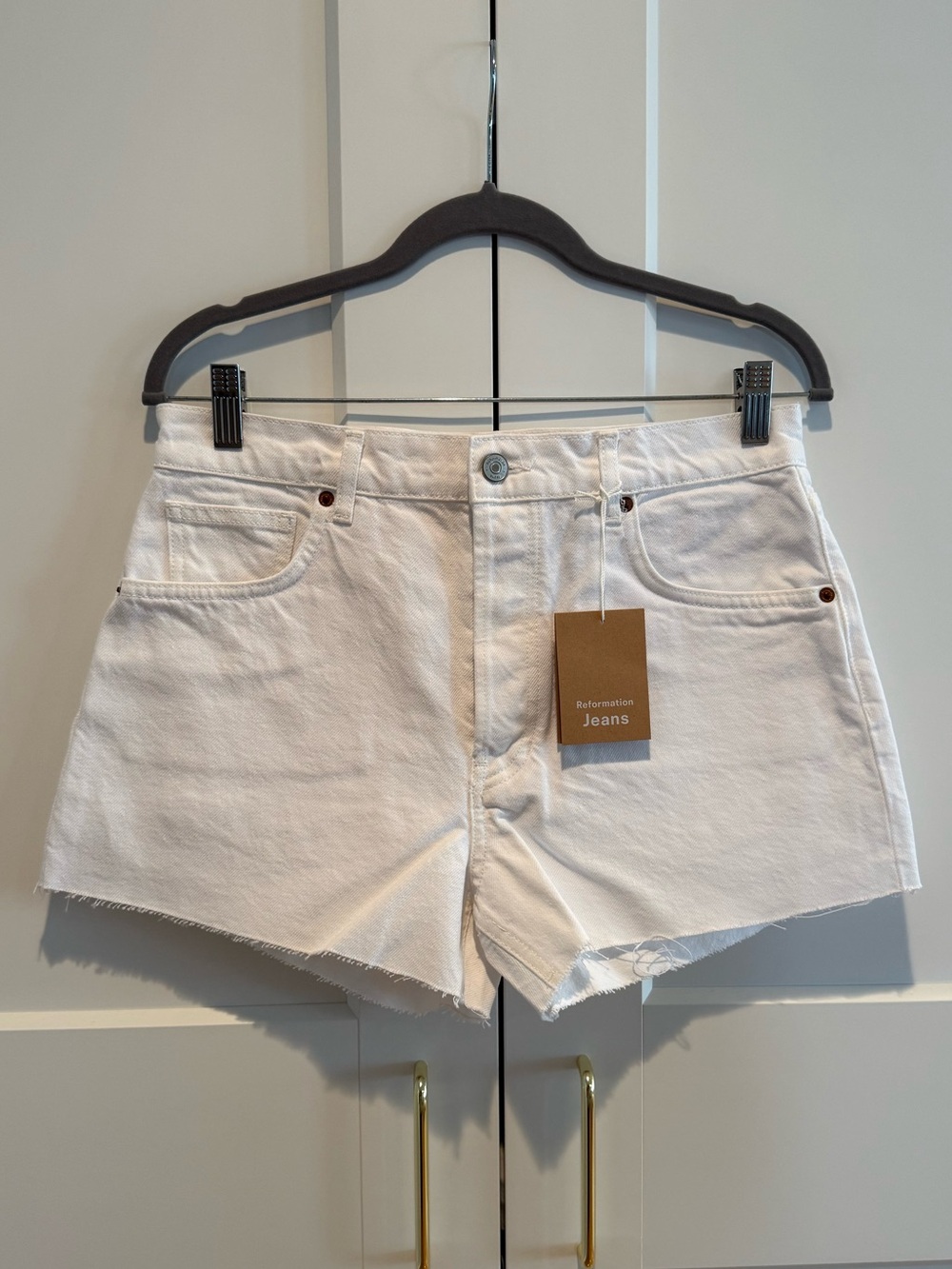 NWT Reformation Charlie High Rise Jean Short